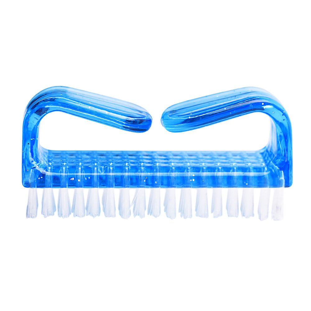 Handle Grip Nail Brush, Fingernail Scrub Cleaning Brushes for Toes and Nails Cleaner, Pedicure Brushes for Men and Women 4 Pack